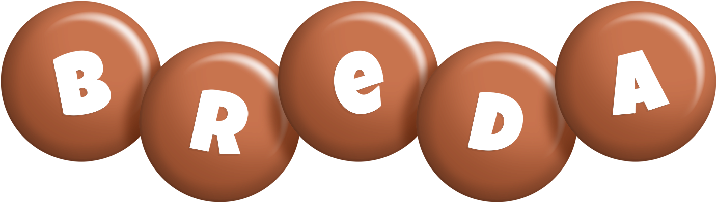 Breda candy-brown logo