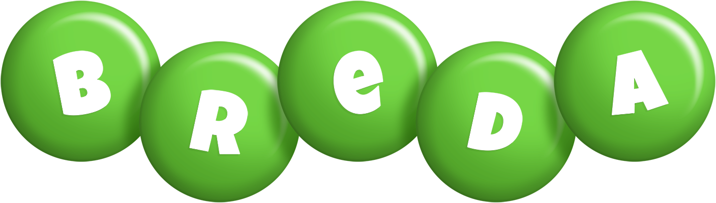 Breda candy-green logo