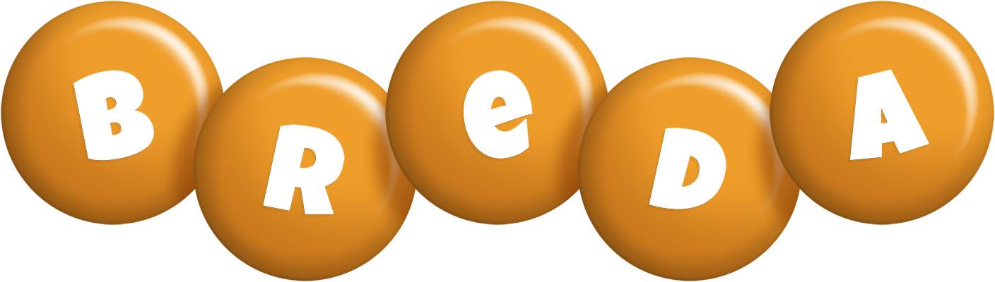 Breda candy-orange logo