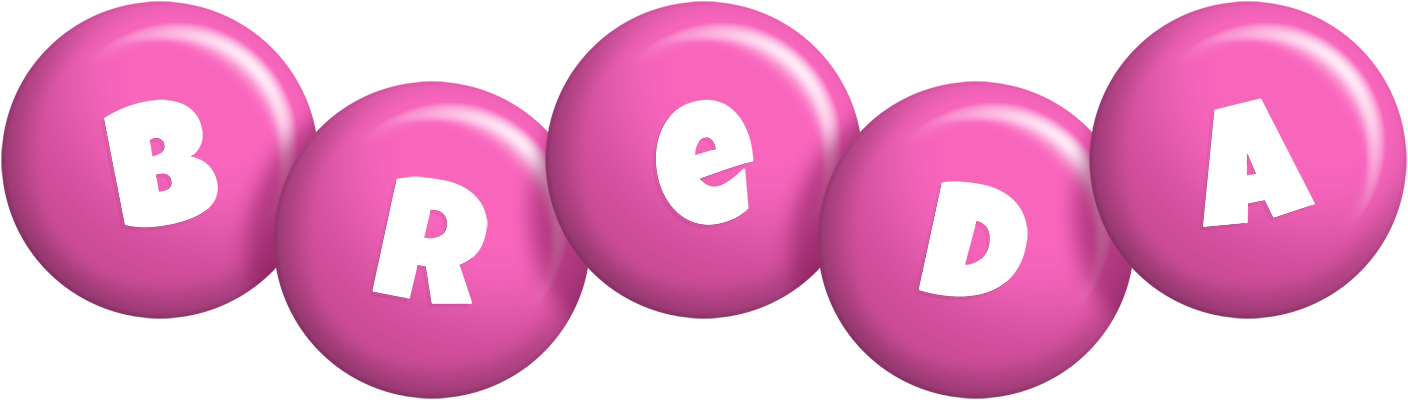 Breda candy-pink logo