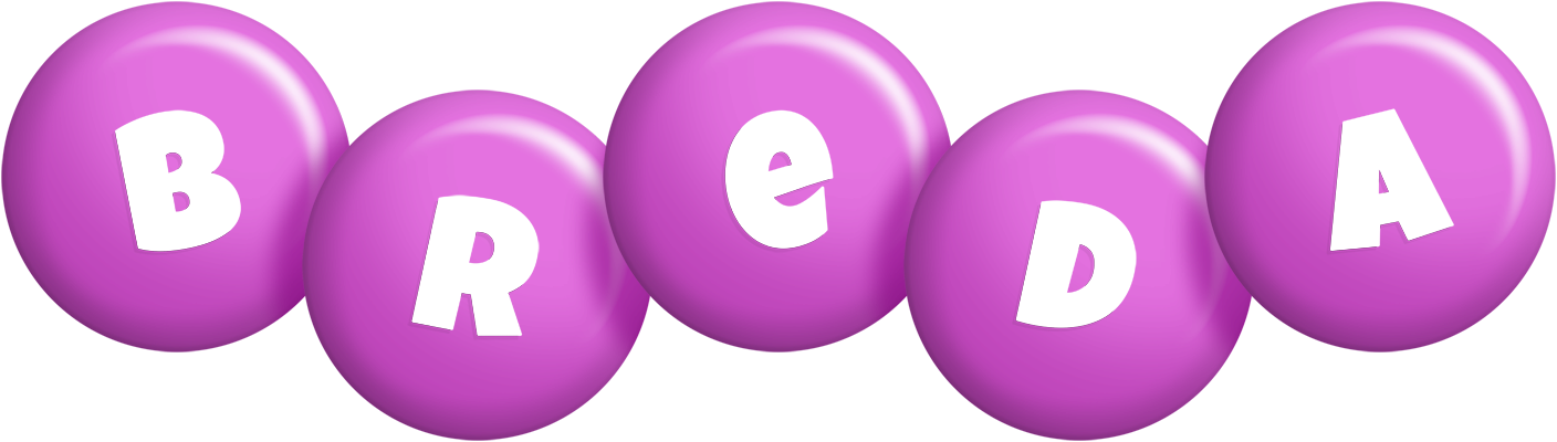 Breda candy-purple logo