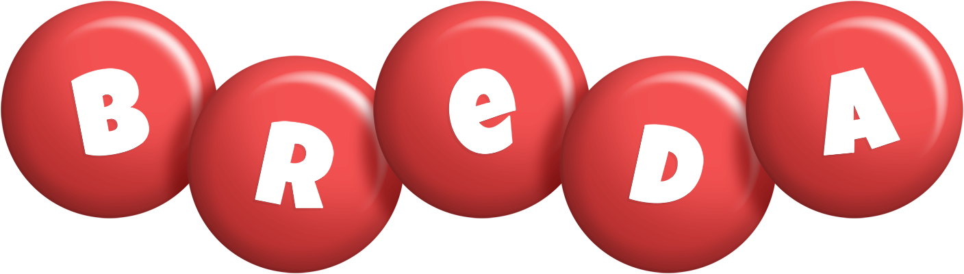 Breda candy-red logo
