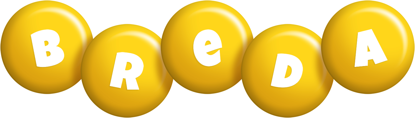 Breda candy-yellow logo
