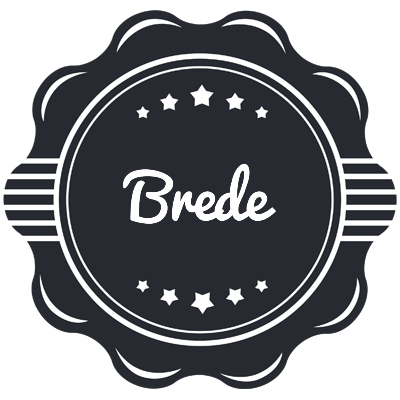 Brede badge logo
