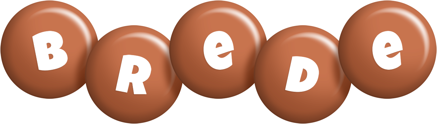 Brede candy-brown logo