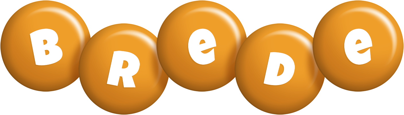 Brede candy-orange logo