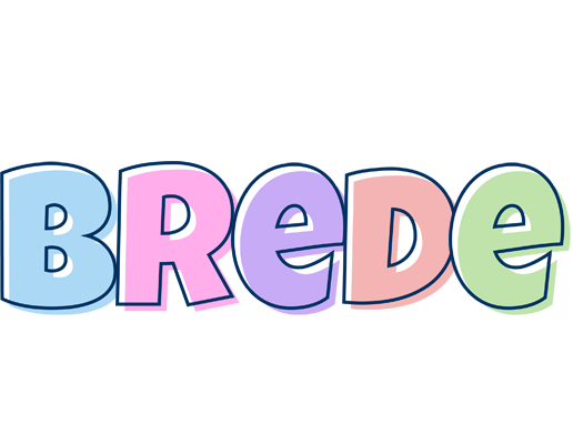 Brede pastel logo