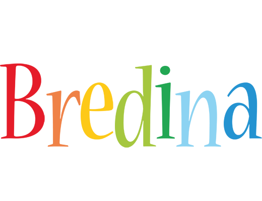 Bredina birthday logo