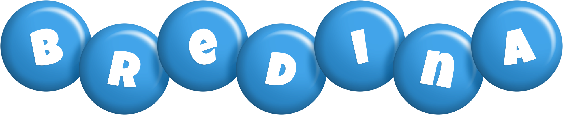 Bredina candy-blue logo