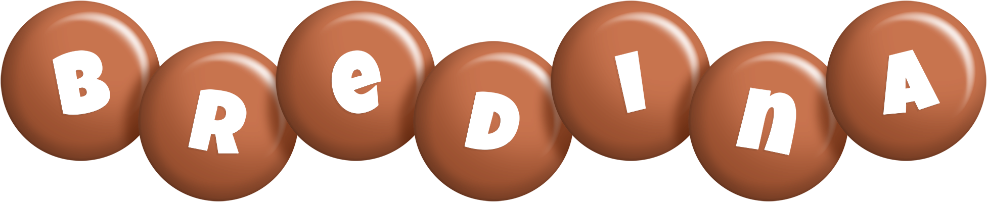Bredina candy-brown logo