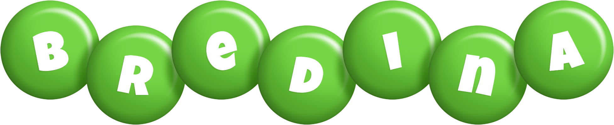 Bredina candy-green logo