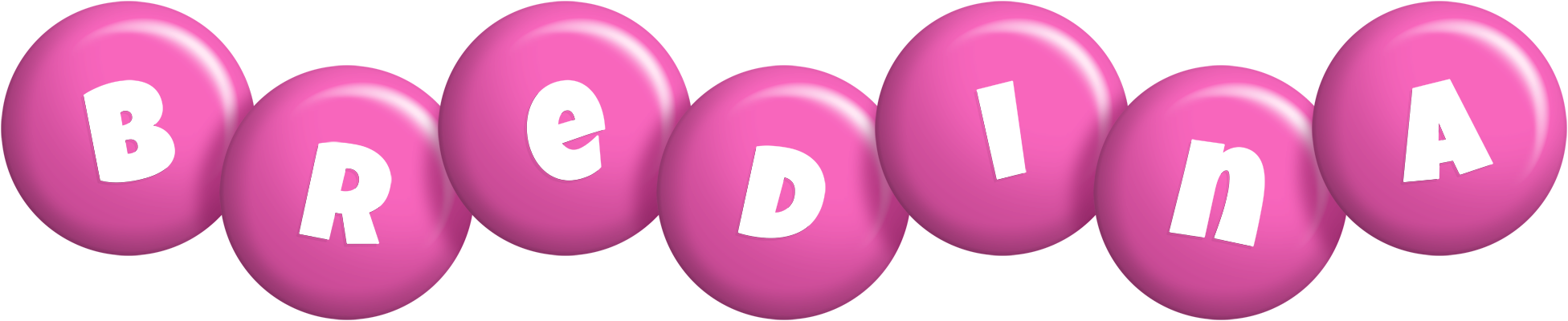 Bredina candy-pink logo