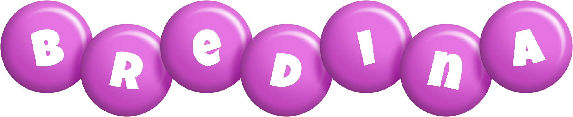Bredina candy-purple logo