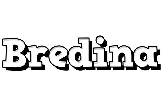 Bredina snowing logo