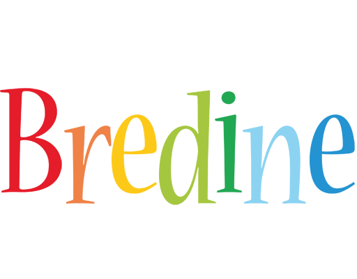 Bredine birthday logo
