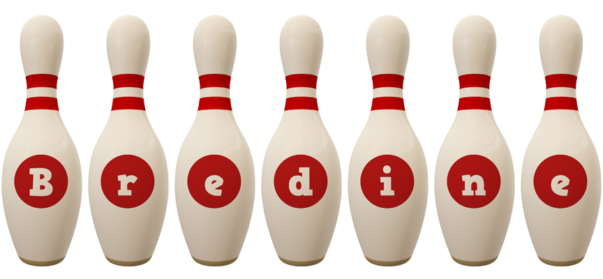 Bredine bowling-pin logo