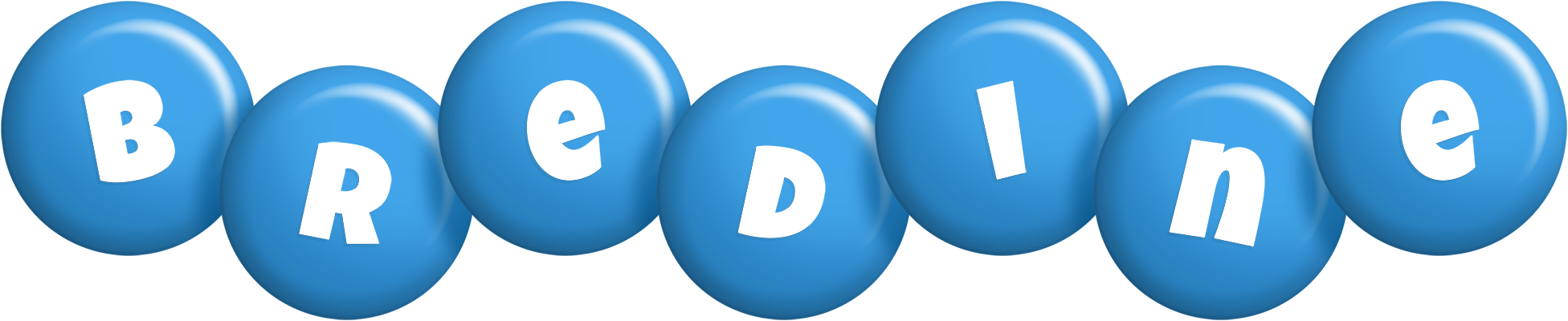 Bredine candy-blue logo