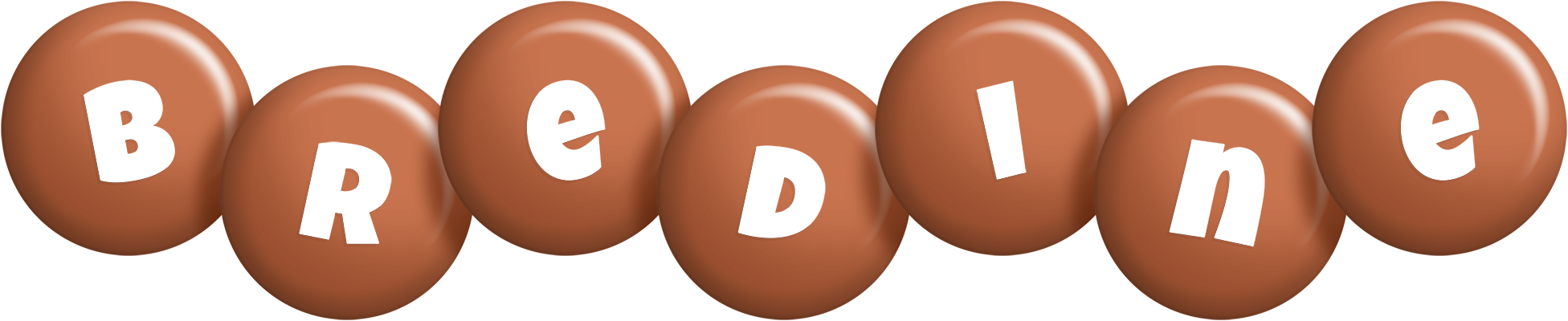 Bredine candy-brown logo
