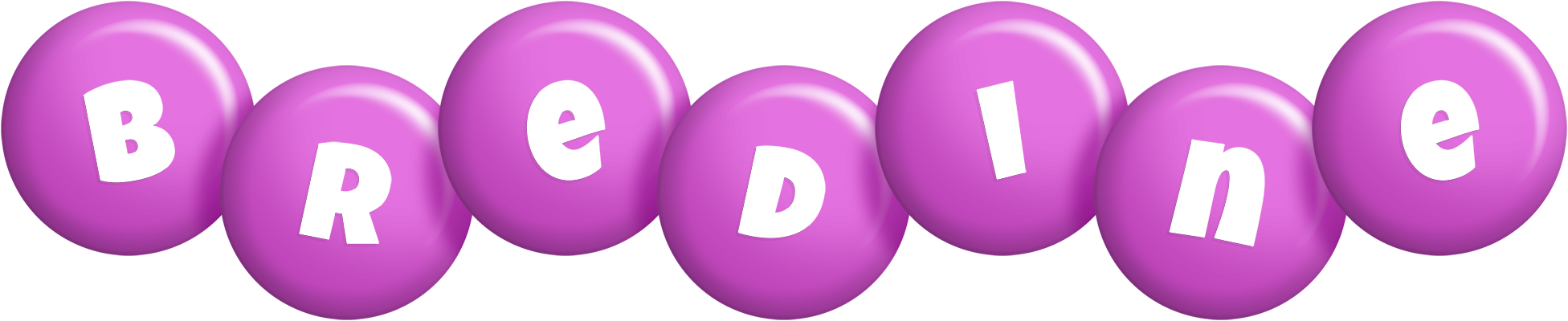 Bredine candy-purple logo