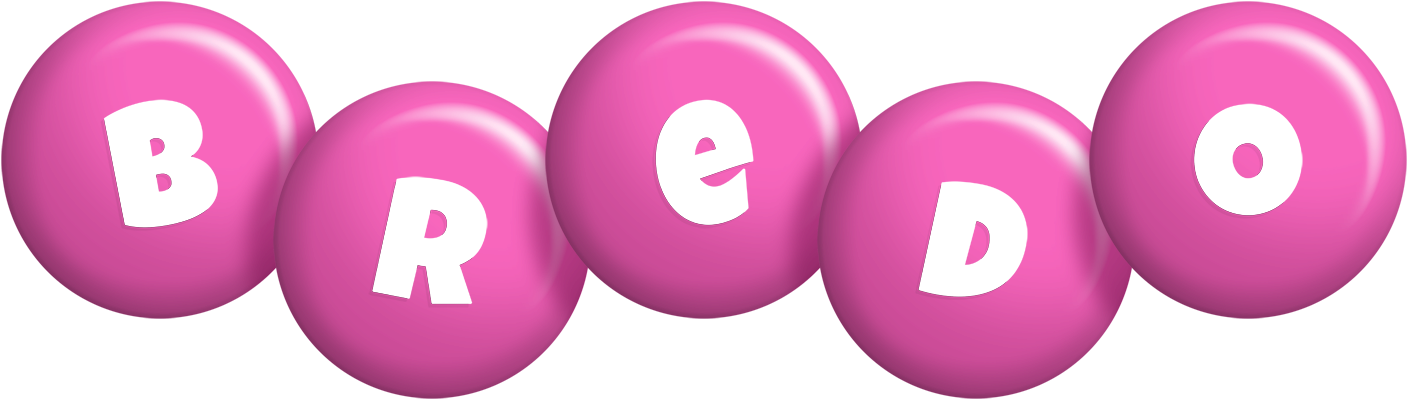 Bredo candy-pink logo