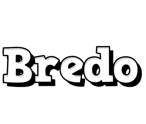 Bredo snowing logo
