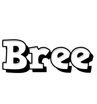 Bree snowing logo