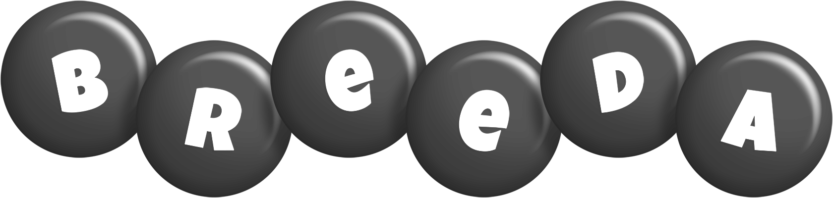 Breeda candy-black logo