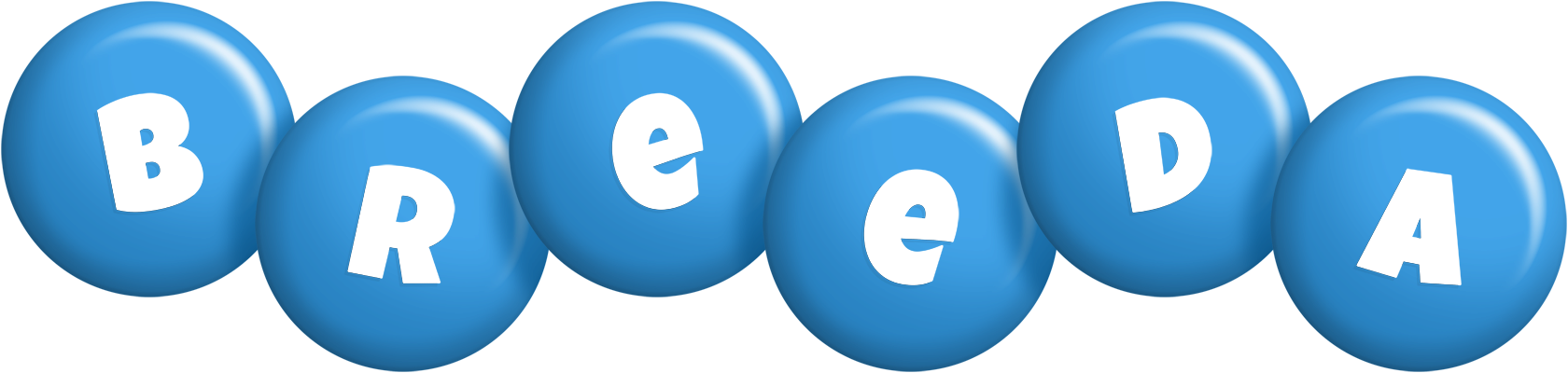 Breeda candy-blue logo