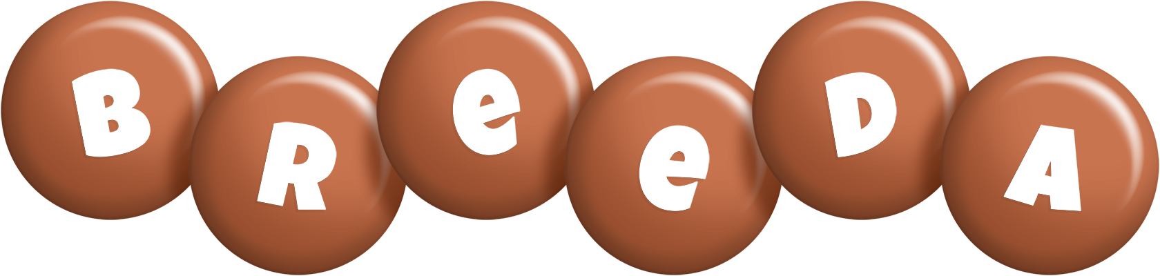 Breeda candy-brown logo