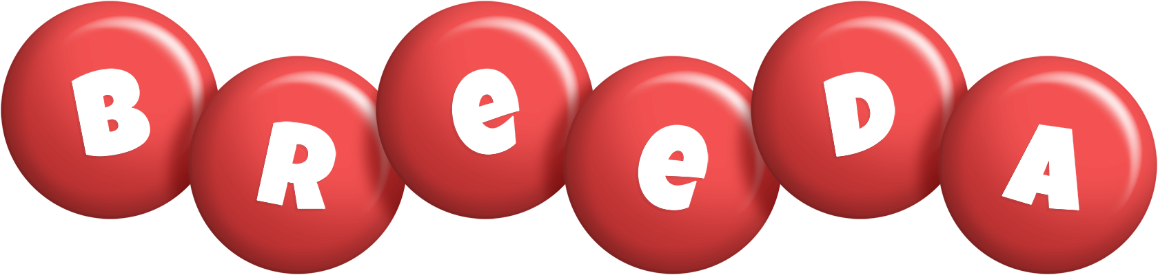 Breeda candy-red logo