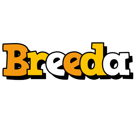 Breeda cartoon logo