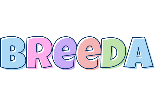 Breeda pastel logo