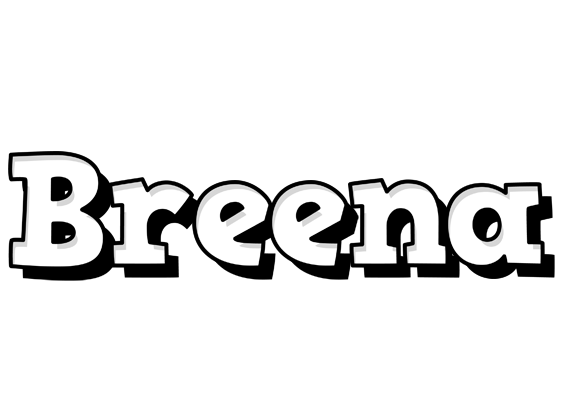 Breena snowing logo