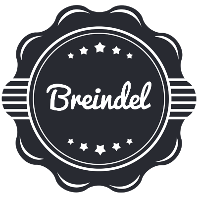 Breindel badge logo