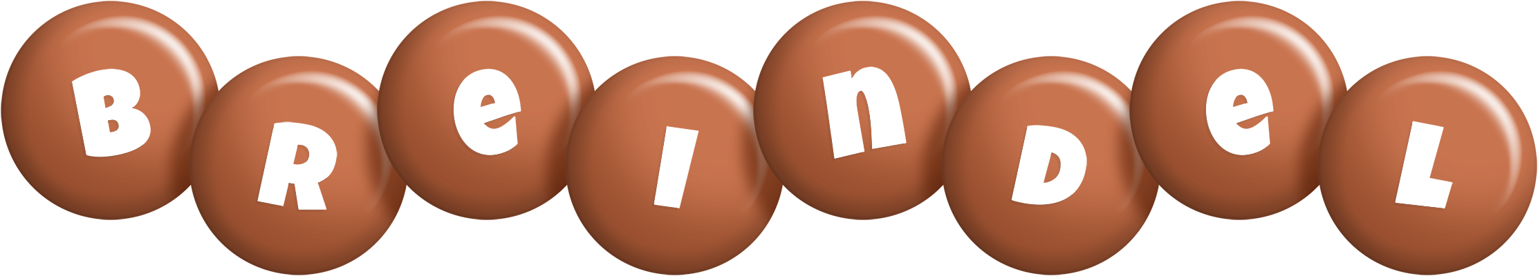 Breindel candy-brown logo