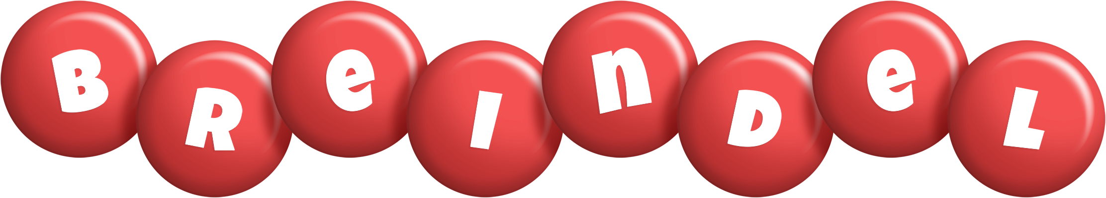 Breindel candy-red logo