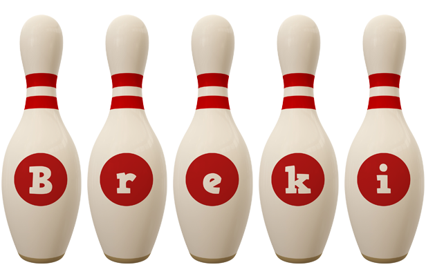 Breki bowling-pin logo