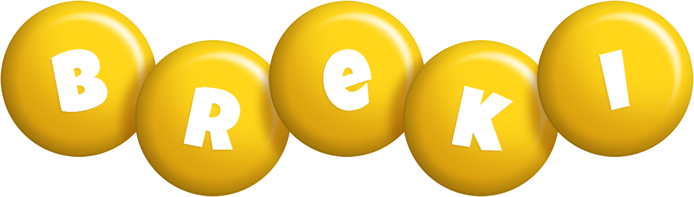 Breki candy-yellow logo