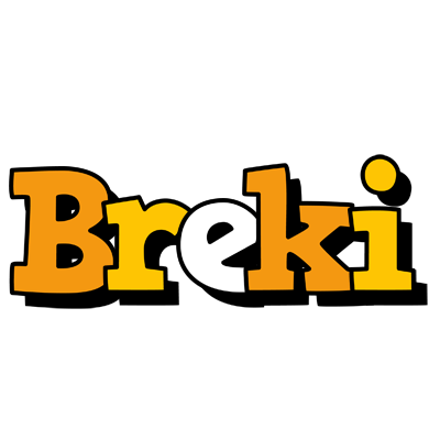 Breki cartoon logo