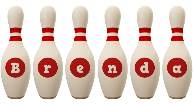 Brenda bowling-pin logo