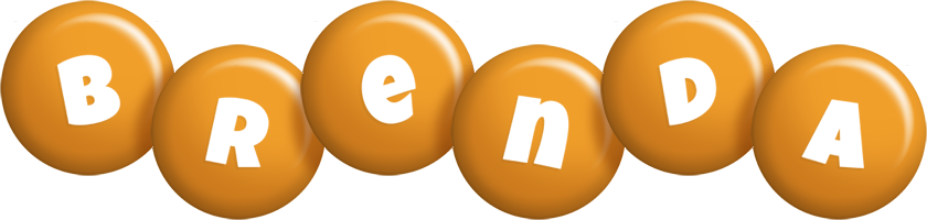 Brenda candy-orange logo