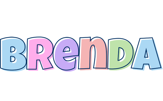 Brenda pastel logo