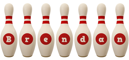 Brendan bowling-pin logo
