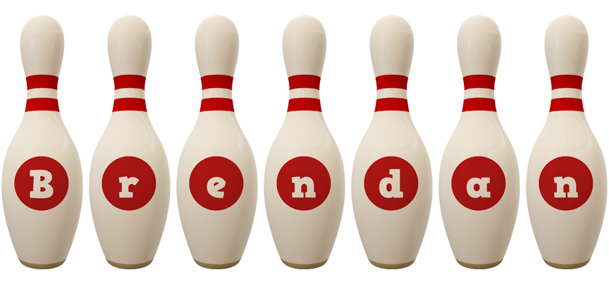 Brendan bowling-pin logo