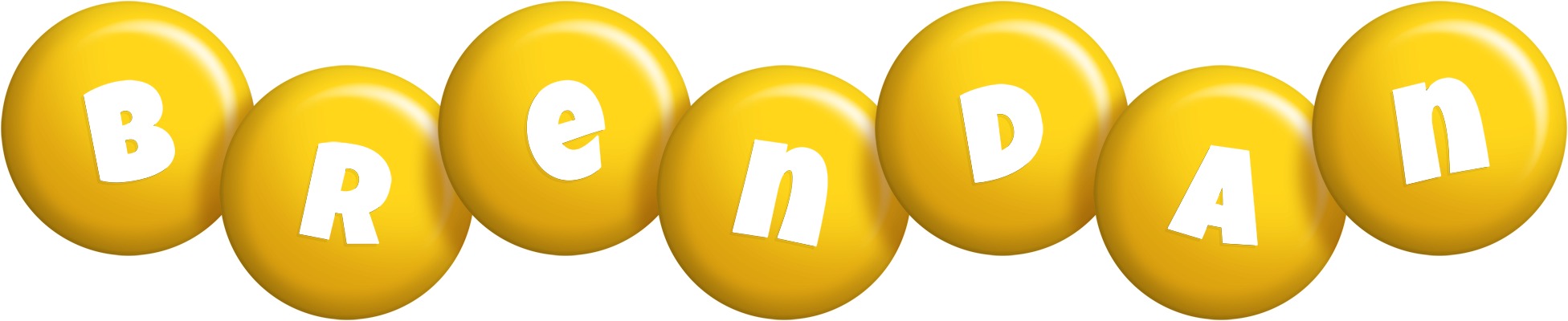 Brendan candy-yellow logo
