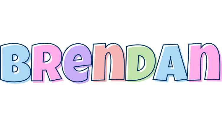 Brendan pastel logo