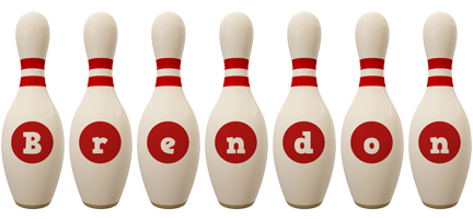 Brendon bowling-pin logo
