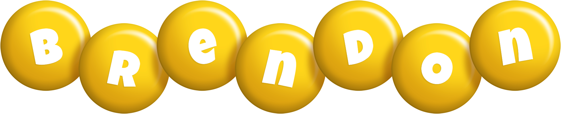 Brendon candy-yellow logo