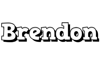 Brendon snowing logo