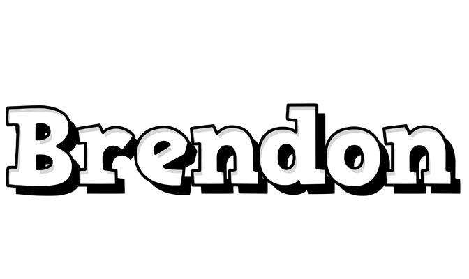 Brendon snowing logo